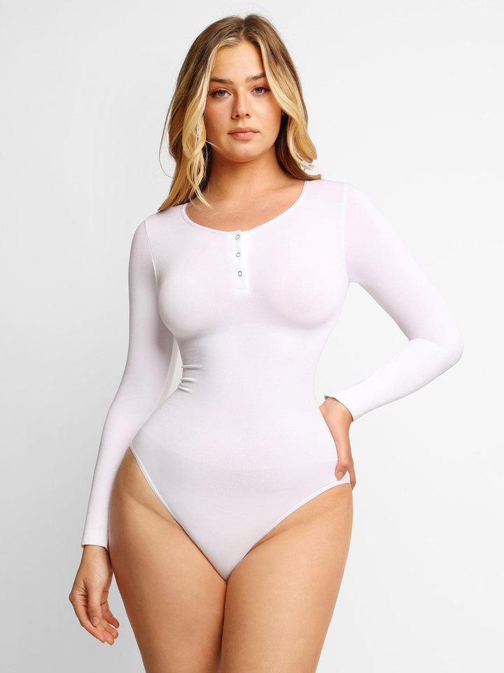 Popilush® Tops Body Shaper Winter Seamless Modal Shapewear Bodysuit