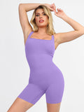 Popilush? Yoga Activewear Jumpsuit Seamless Square Neck One Piece Sport Romper Or Jumpsuit