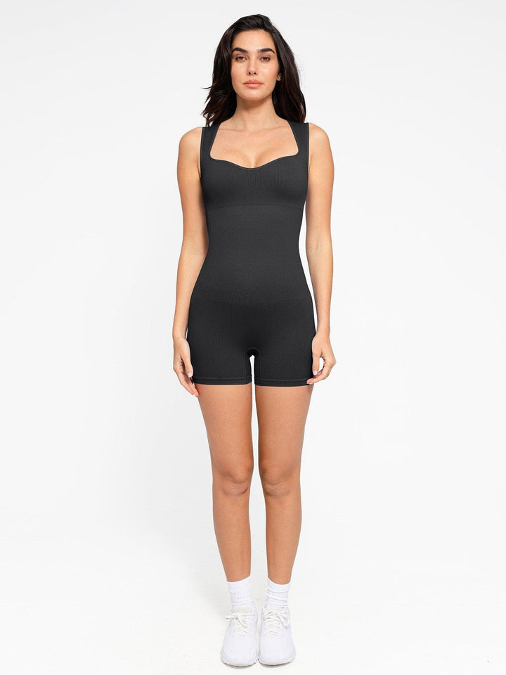 Popilush? Sweetheart Neck One Piece Shapewear Romper