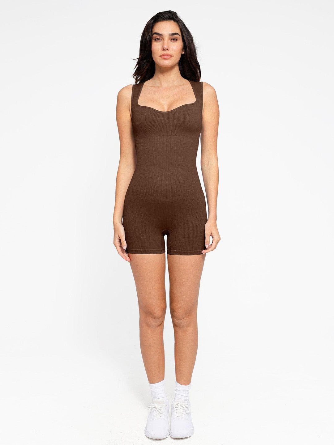 Popilush? Sweetheart Neck One Piece Shapewear Romper