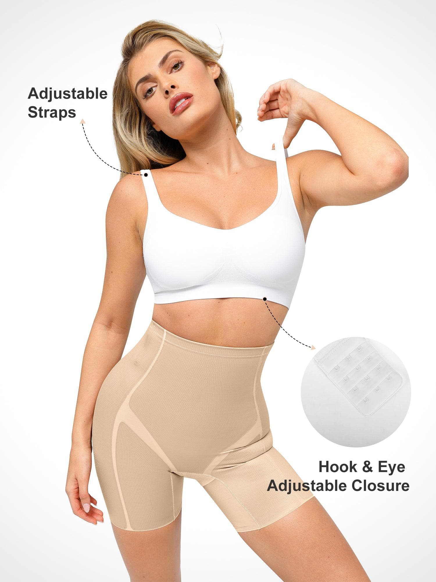 Popilush® Seamless Wide-Strap Wireless Bra