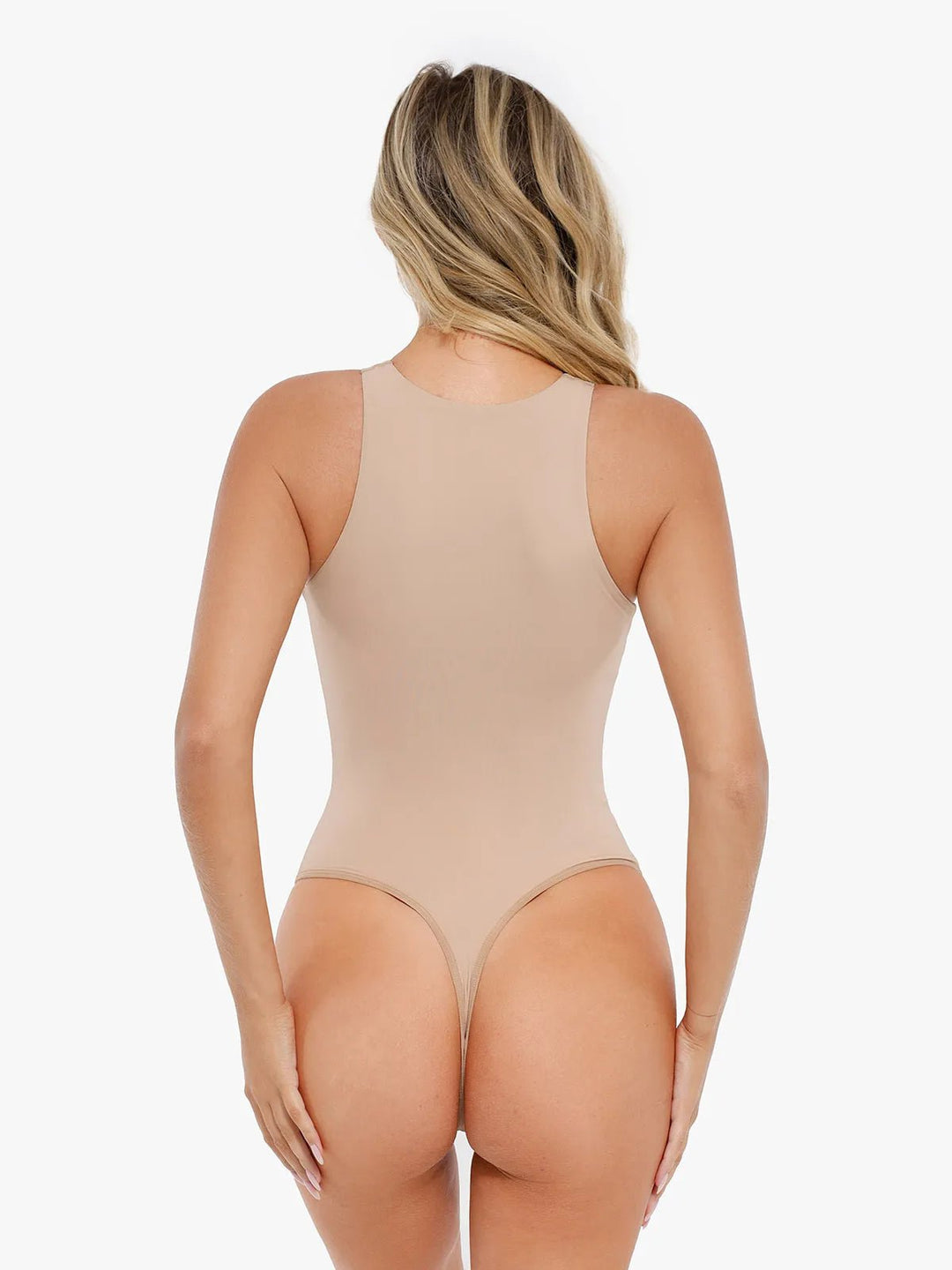 Popilush® Shapewear Cloudsense Sleeveless Cutaway Round Neck Bodysuit