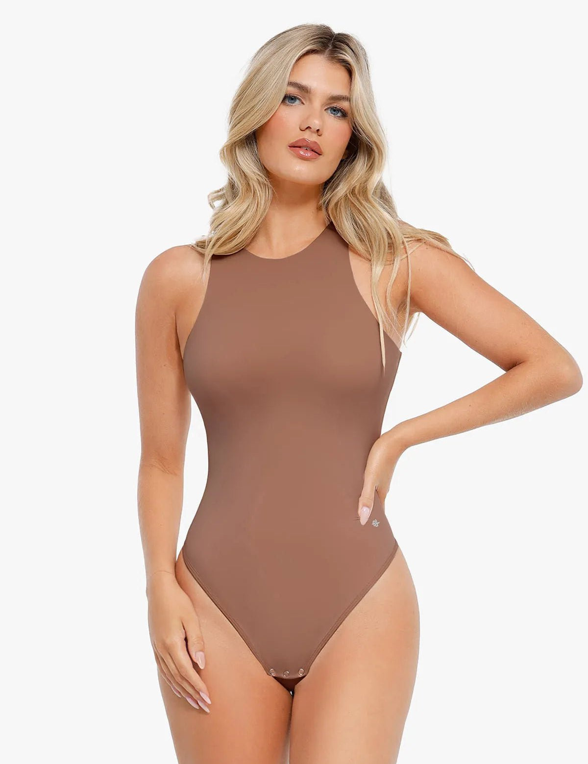  S Shapewear Cloudsense Sleeveless Cutaway Round Neck Bodysuit