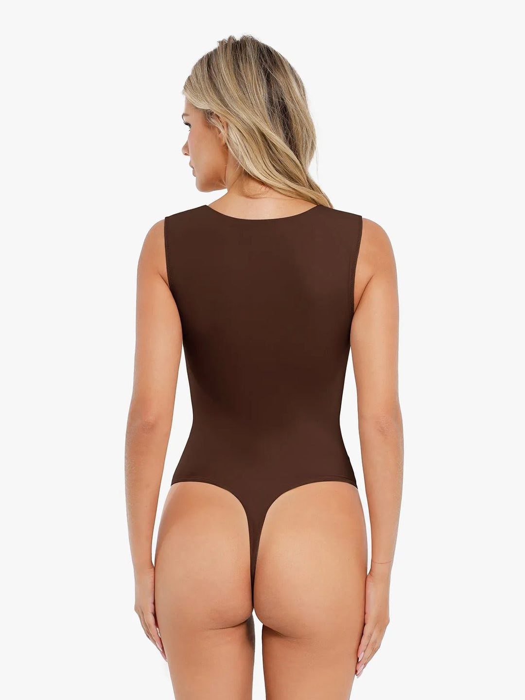 Popilush® Shapewear Cloudsense Sleeveless Square Neck Bodysuit