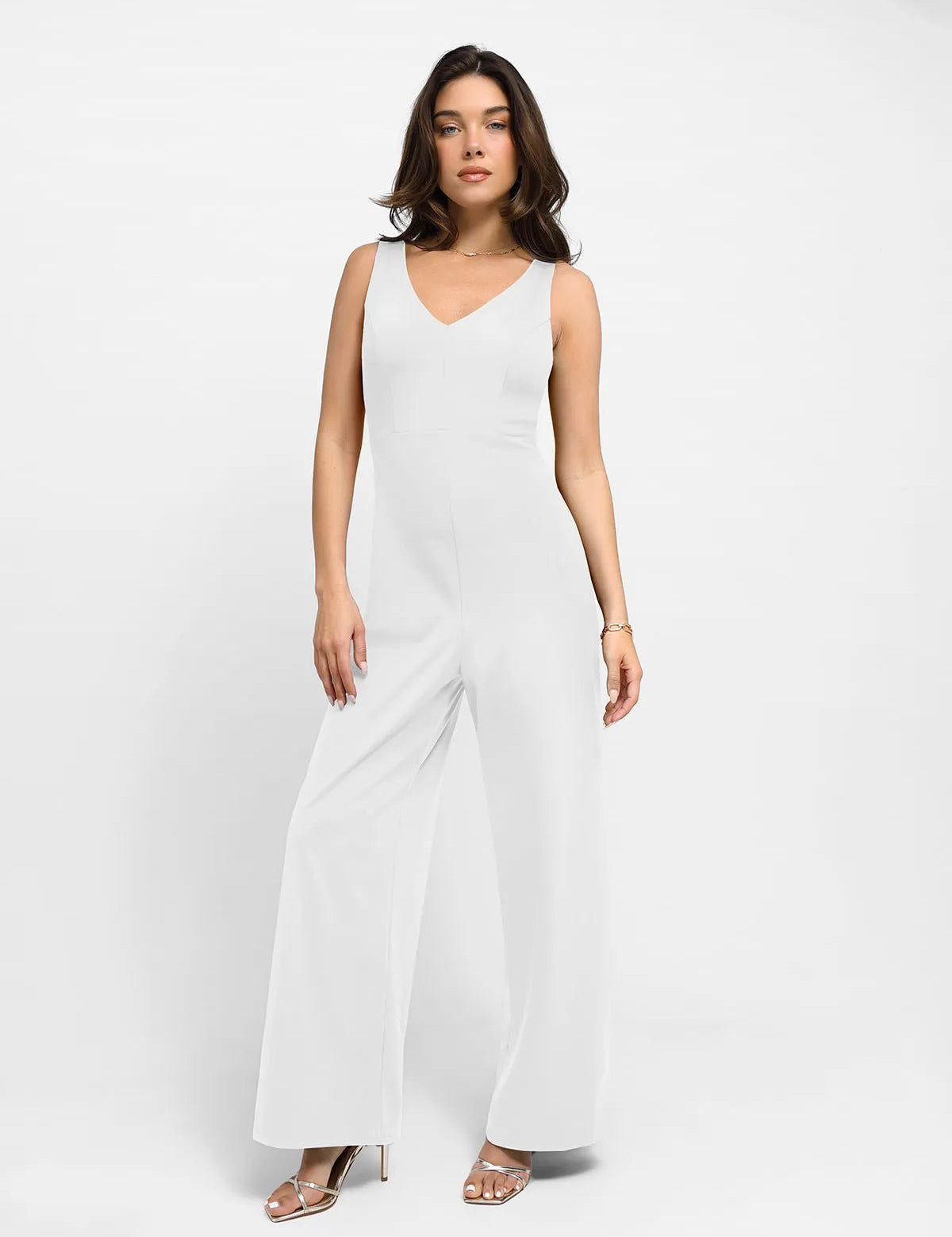  XS Shapewear Slimming Wide-Leg Jumpsuit or Midi Dress