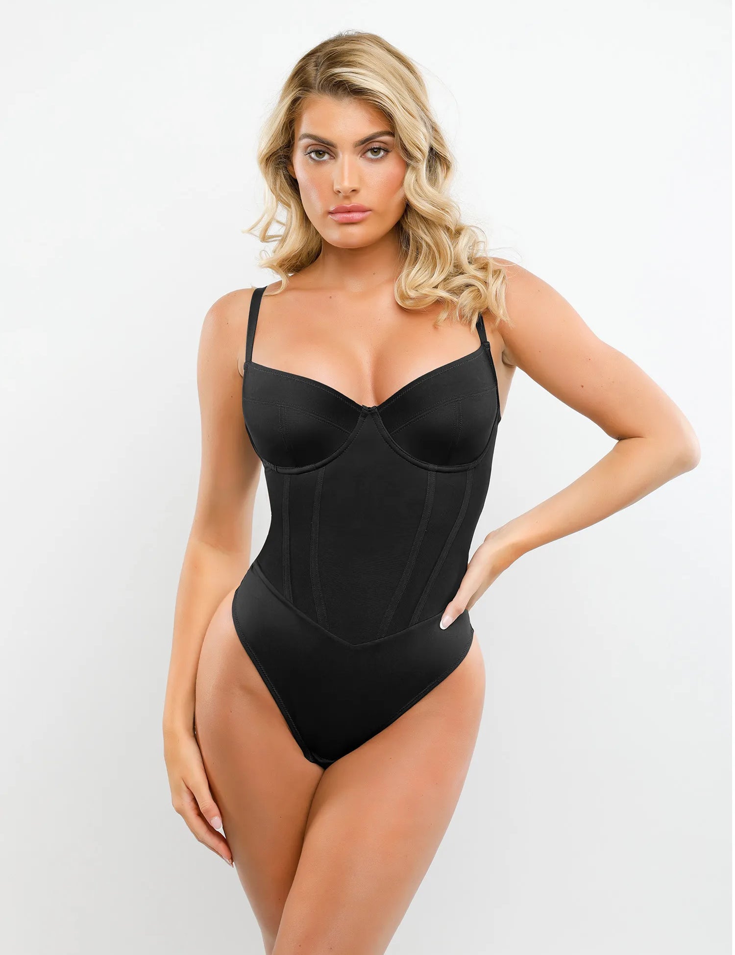  XS The Shapewear Bodysuit Corset Style Thong