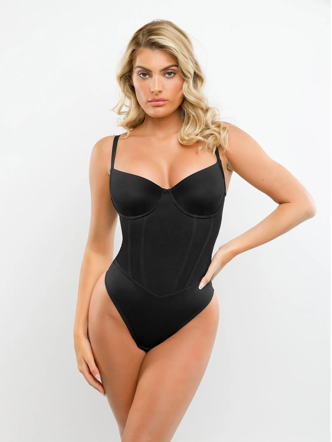 Popilush® Tops Body Shaper Tank Black / XS The Shapewear Bodysuit Corset Style Thong