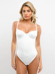 Popilush® Tops Body Shaper Tank White / XS The Shapewear Bodysuit Corset Style Thong