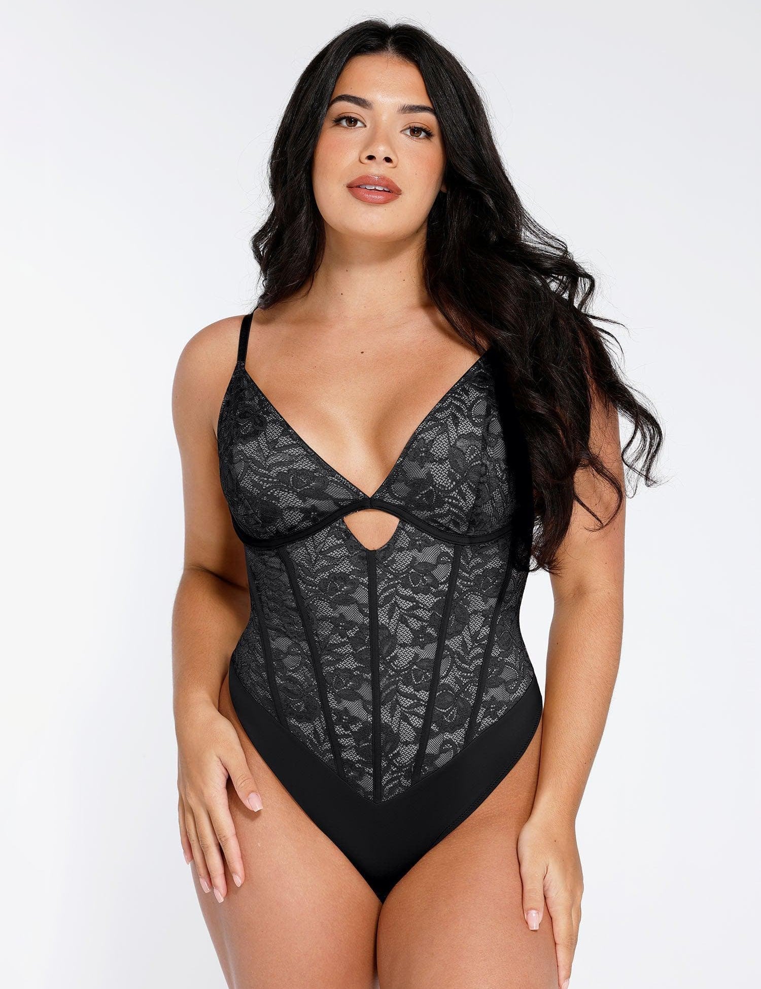  XS The Shapewear Bodysuit Cutout Sculpting Lace