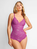 Popilush® Tops Body Shaper Jumpsuit Purple / S The Shapewear Bodysuit Lace Smooth Firm Control Thong