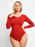 Popilush® Tops Body Shaper Winter Red / XS/S The Shapewear Bodysuit Seamless Modal