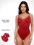 Popilush® Sheer Mesh Shapewear Cut-Out Bodysuit