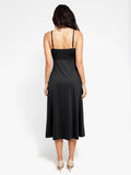 Popilush® Built-In Shapewear A-Line Slip Midi Dress