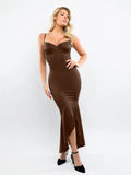 Popilush® Formal Bodycon Party Summer Dress Brown / XS The Shapewear Dress Corset Style Mermaid Hem Slip Maxi