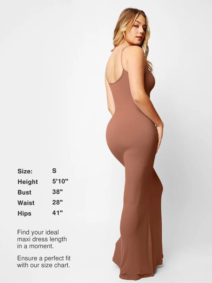 Popilush® Shaping Slip Dress The Shapewear Dress Slip Maxi