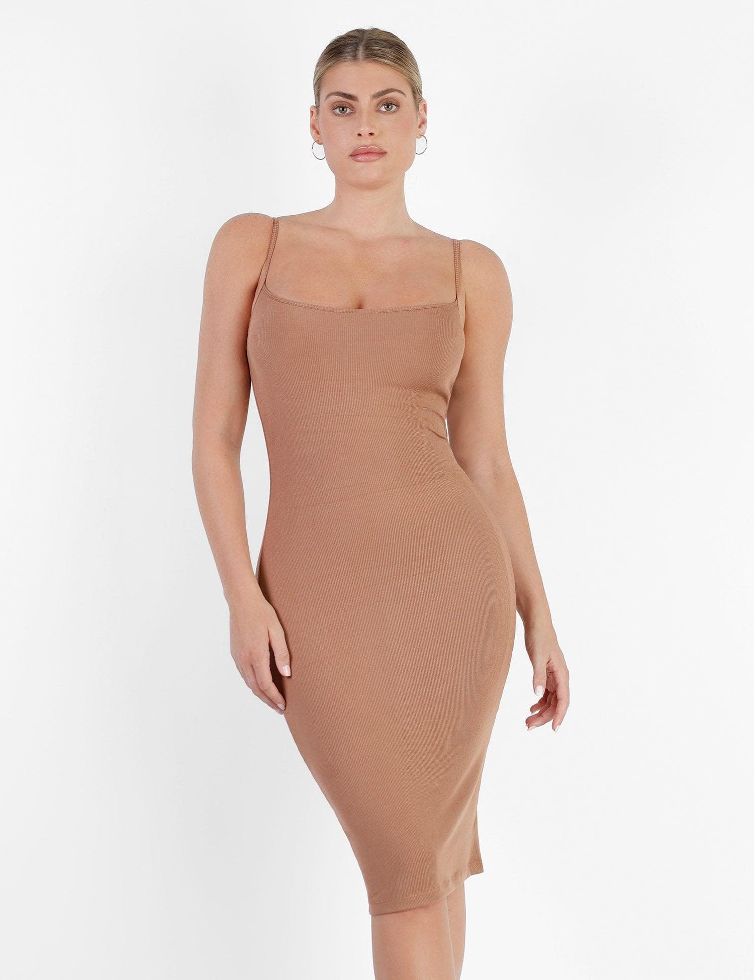 Popilush® Shaping Slip Dress The Shapewear Dress Slip Midi