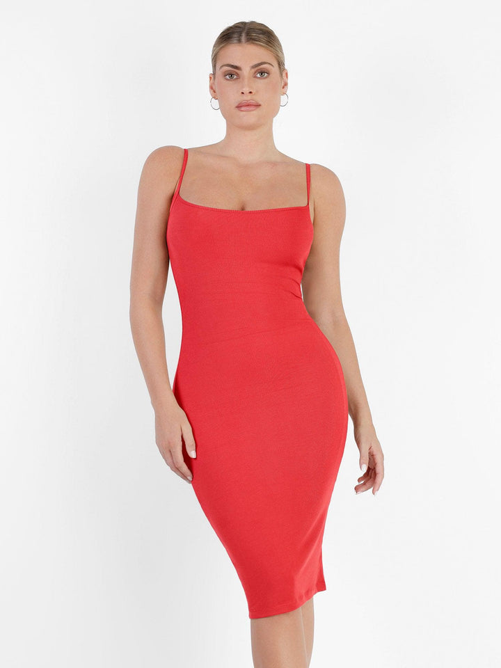 Popilush® Shaping Slip Dress The Shapewear Dress Slip Midi