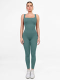 Popilush? Yoga Activewear Jumpsuit The Shapewear Jumpsuit Seamless Square Neck One Piece Sport