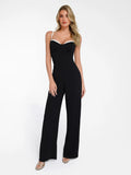 Popilush® Casual Slimming Jumpsuit Black / XS The Shapewear Jumpsuit with Contrast Trim