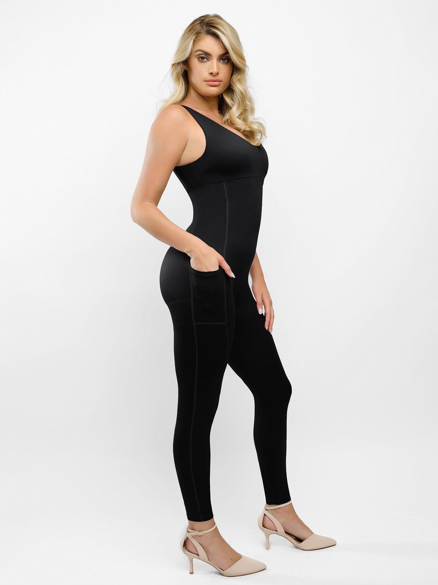 Popilush® Yoga Gym One Piece Workout Jumpsuit Summer Outfits The Shapewear Jumpsuit Halter