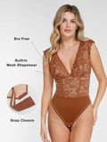 Popilush® Sexy Tops Body Shaper The Shapewear Lace Bodysuit or Skirt