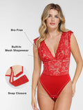 Popilush® Sexy Tops Body Shaper The Shapewear Lace Bodysuit or Skirt