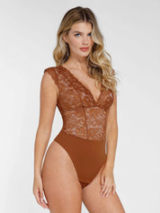 Popilush® Sexy Tops Body Shaper The Shapewear Lace Bodysuit or Skirt