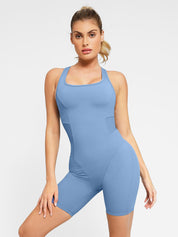 Popilush® Built-In Shapewear Racerback Romper