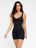 Popilush® Seamless Ribbed V-Neck Shapewear Romper