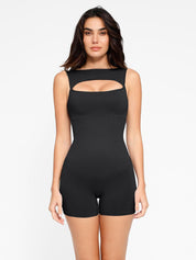 Popilush® Seamless Tummy Control Cut-Out Romper