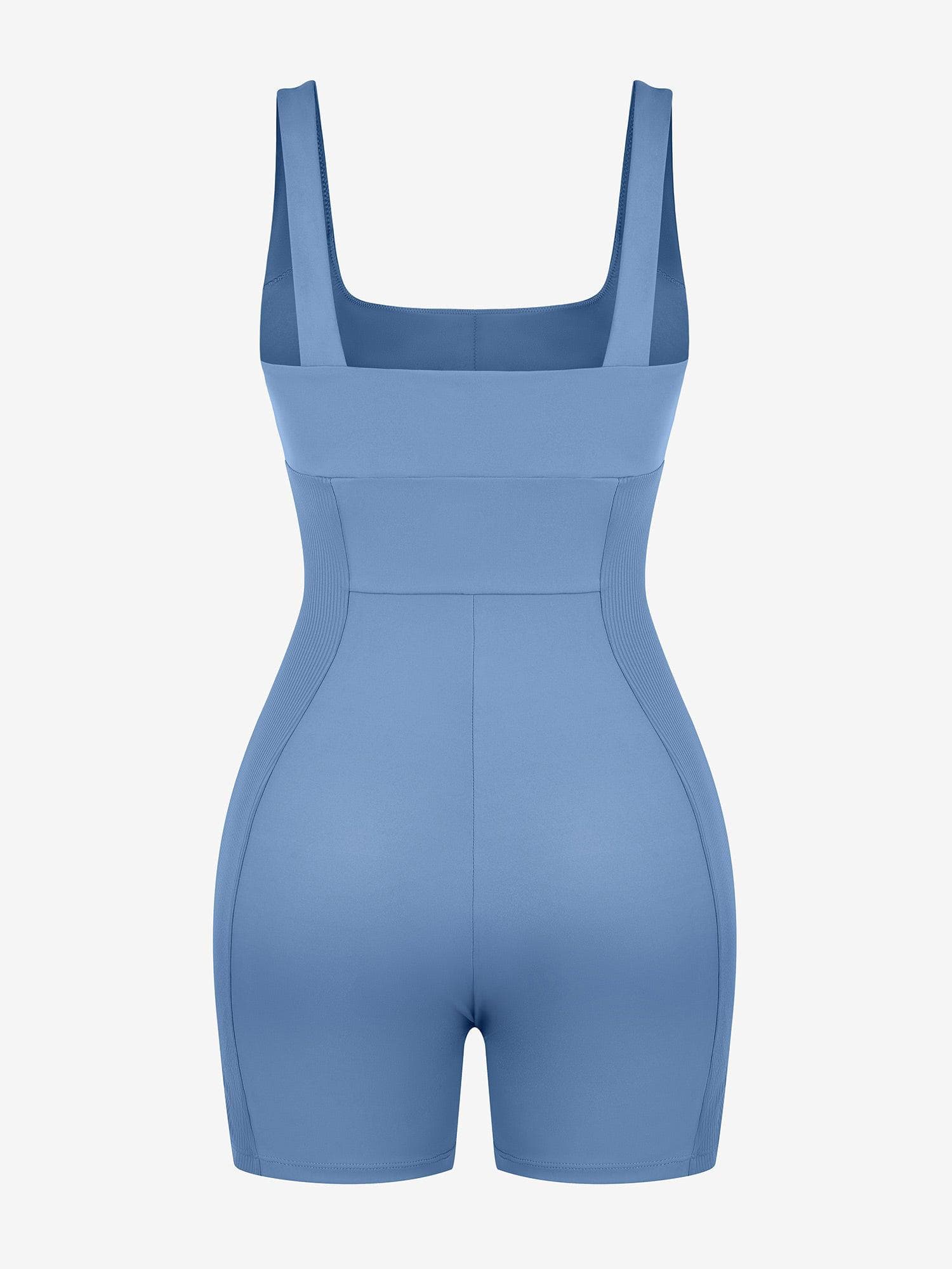 Popilush® Square Neck Patchwork Shapewear Romper