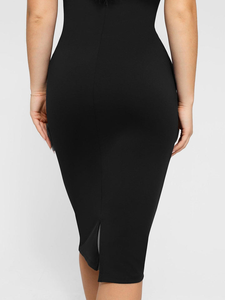 Popilush® Built-In Shapewear Hidden Zipper Sleeveless Dress