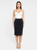 Popilush® Built-In Shapewear Split Midi Skirt