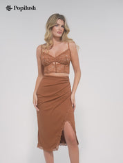 The Shapewear Lace Corset Top or Split Skirt