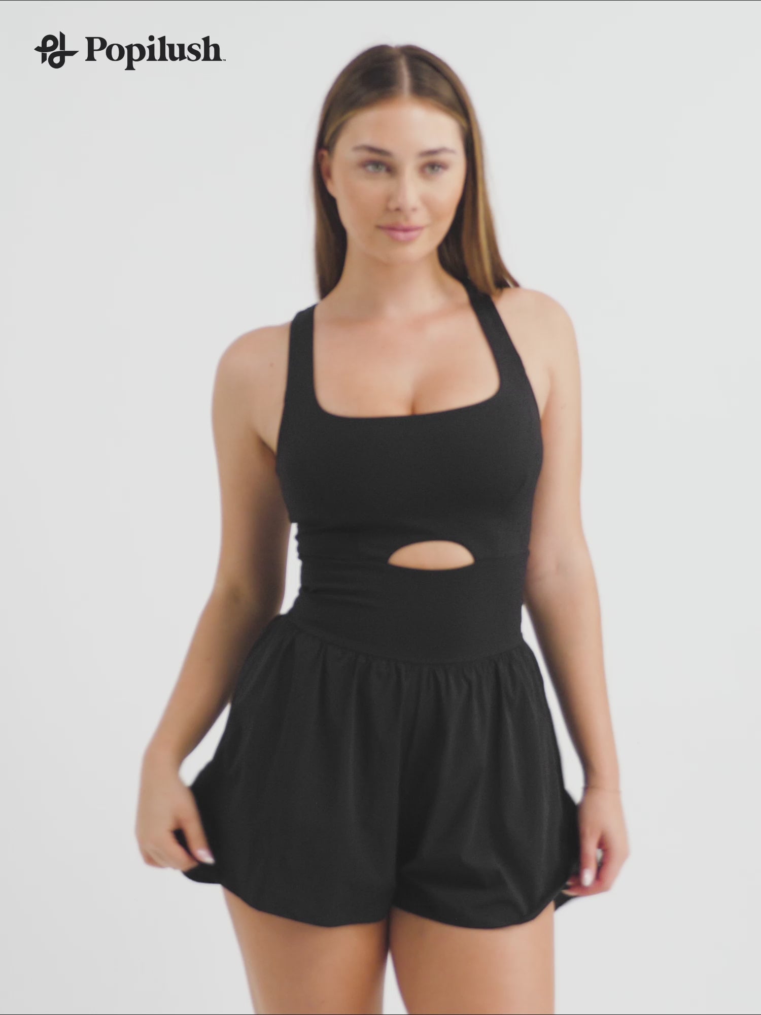 The Shapewear Romper Pet Hair Resistant Workout