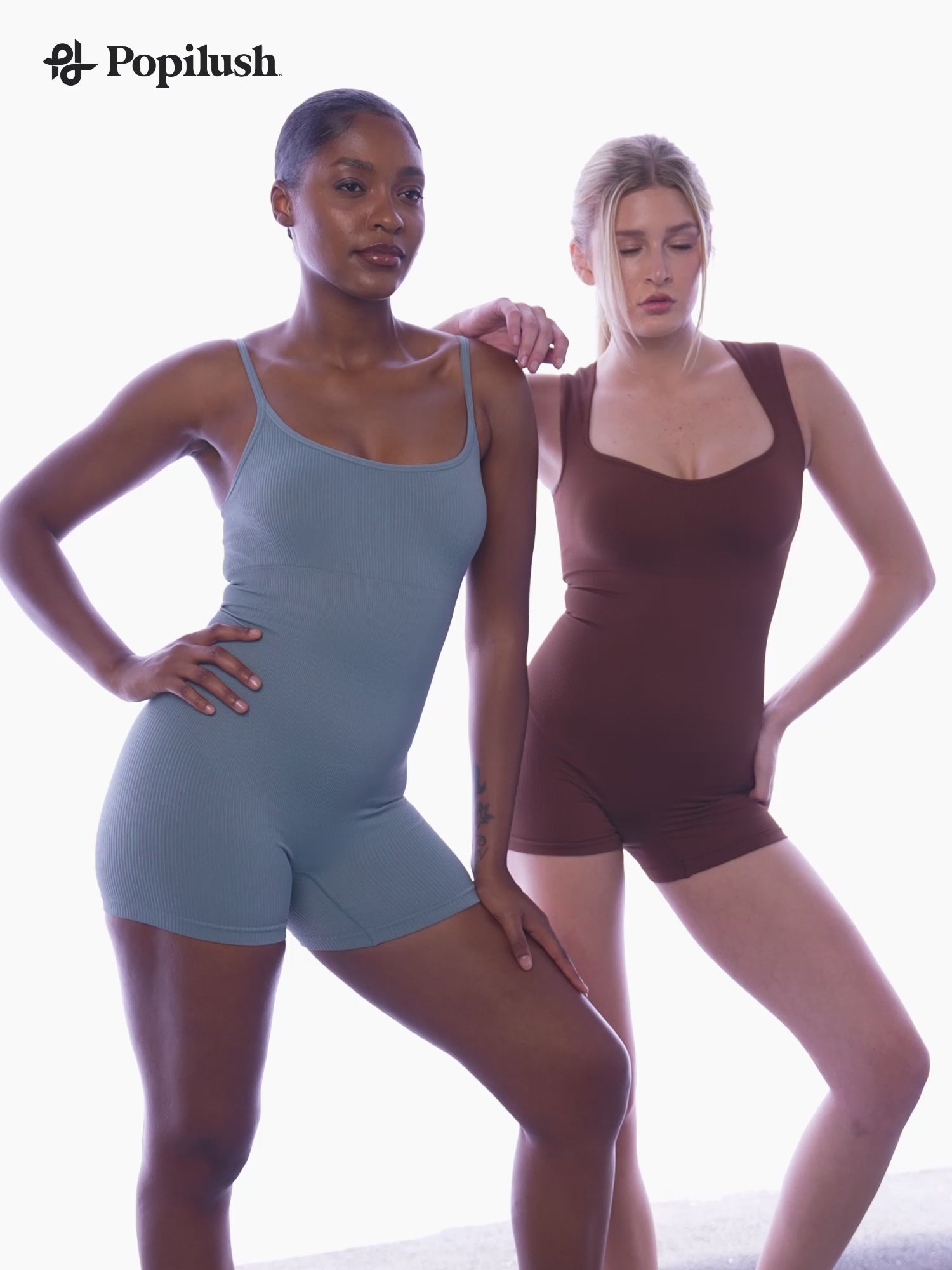 The Shapewear Romper Seamless Ribbed Tank